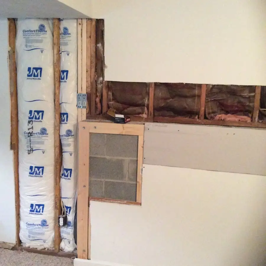 Wall insulation replacement during Odor Removal & Deodorization in West Puente Valley